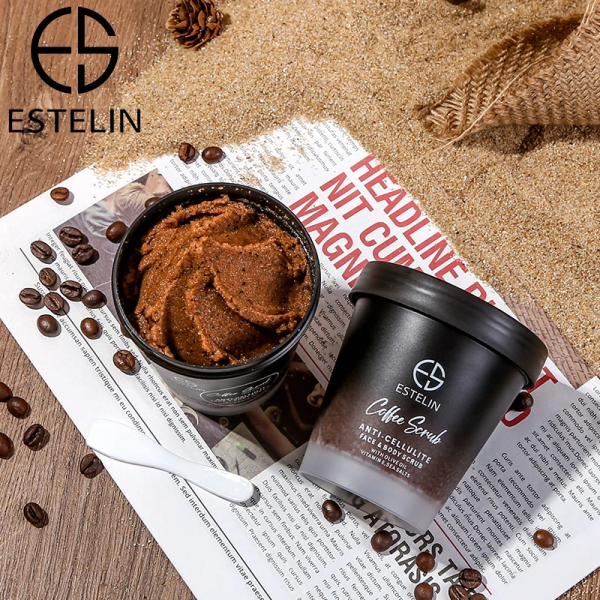 Estelin Anti-Cellulite Face & Body Coffee Scrub - Image 2