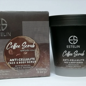 Estelin Anti-Cellulite Face & Body Coffee Scrub