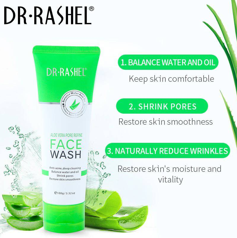 Dr Rashel Aloe Vera Pore Refine Face Wash - Image 4